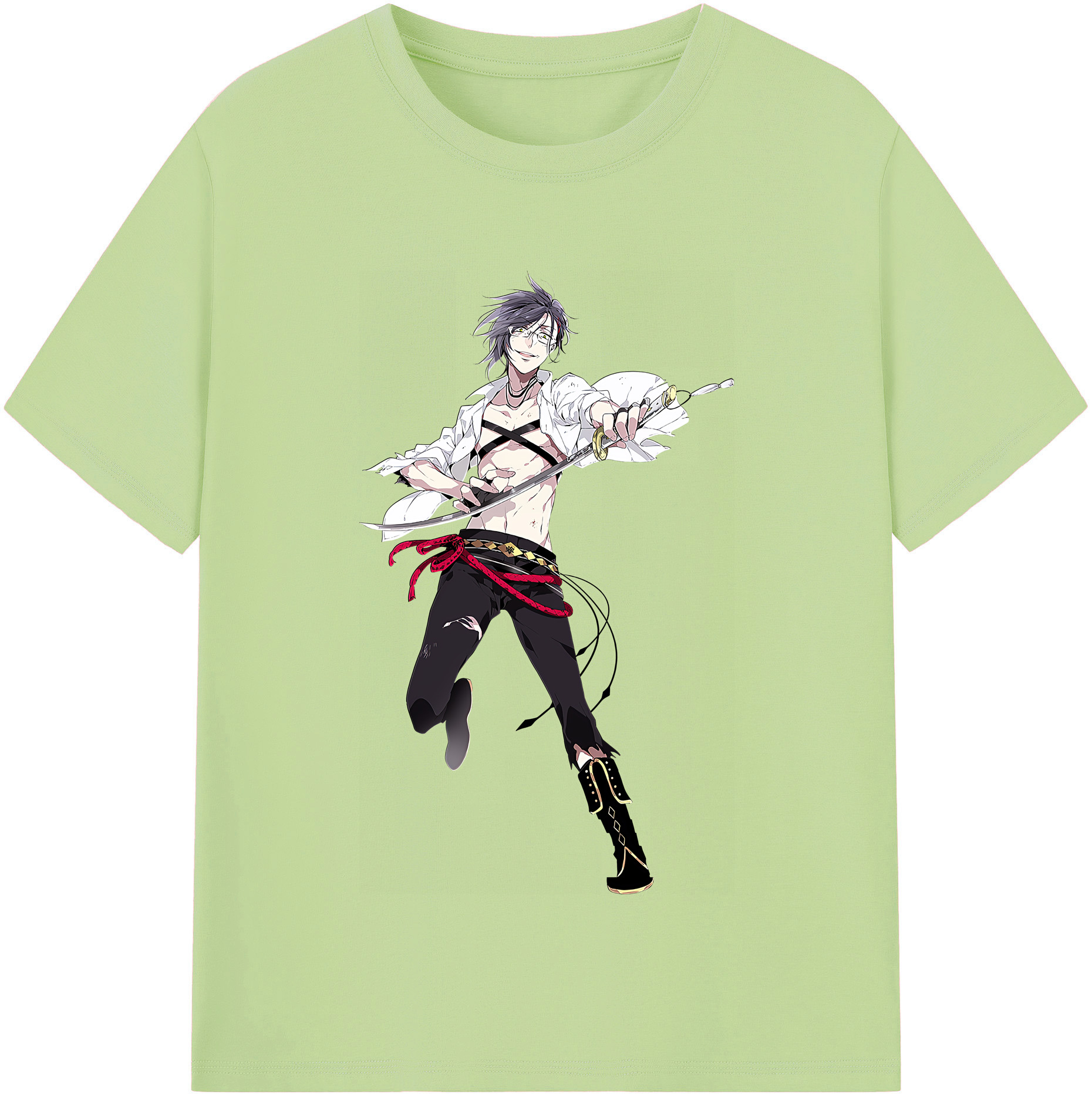 （画像用） 刀剣乱舞 Touken Ranbu 綿100％半袖Tシャツ（フロントプリント）
